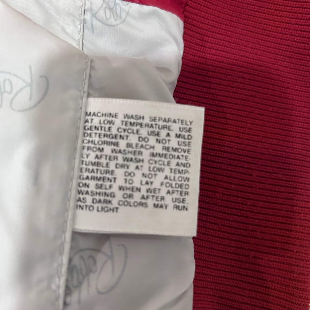 Red Vintage Roffe Ski Jacket - Picture 15 of 16